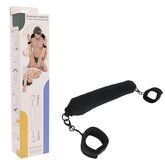 Pivot Positioning Bar 58 cm Flexible Support and Cuffs Black Sex Positioners