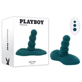 Playboy Pleasure Have a Seat Rideable Vibrator and Grinder Pad with Remote Green Vibrating Pads