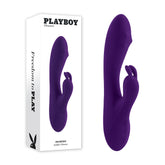 Playboy Pleasure ON REPEAT Rabbit Vibrator with Beads Purple VIBRATORS-RABBIT
