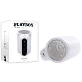 Playboy Pleasure SPIN DOCTOR Waterproof Dual Entry Toy White Strokers - Manual