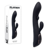 Playboy Pleasure THATS THE SPOT Rabbit Vibrator Black VIBRATORS-RABBIT