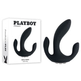 Playboy Pleasure - TRIPLE THREAT 3 Head Stimulator 13.5cm Black STIMULATORS