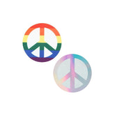 Pride Peace Sign Pasties for Confident Fashion Choices Default Title Pasties