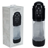 Pumped Technothrust Auto Masturbator Clear Intimacy Device Black Strokers - Auto