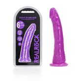 REALROCK 15.5 cm Slim Glow in the Dark Neon Dong for Fun Play DONGS