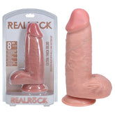 REALROCK 20cm Extra Thick Dildo with Balls - 8 Inch Realistic Dong Dongs Realistic