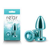 Rear Assets Petite Anal Toy in Teal for Beginners > Anal Range > Jewel Butt Plugs