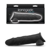 Renegade Annex - Thin - 19.4 cm Penis Extender Sleeve Black SLEEVES