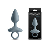 Renegade Orion Grey 13 cm Vibrating Butt Plug Grey Butt Plugs - Vibrating
