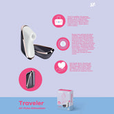 Satisfyer Pro Traveller 9cm Clitoral Stimulator Air Pulsation