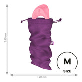 Satisfyer Treasure Bag Medium Violet Toy Storage Bag Adult Toy Storage