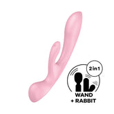 Satisfyer Triple Oh Pink VIBRATORS-RABBIT