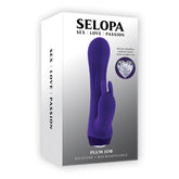 Selopa Plum Job - 13.5 cm Rabbit Vibrator Purple VIBRATORS-RABBIT