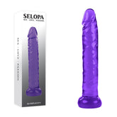 Selopa SLIMPLICITY Realistic 15.7cm Flexible Dildo in Purple DONGS