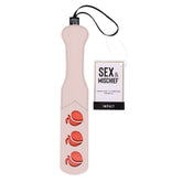 Sex & Mischief Peaches n CreaMe Impression Paddle 32cm Peach Paddle Whips & Paddles
