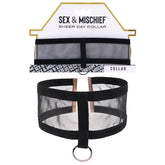 Sex and Mischief Sheer Day Collar for Sensual Sophistication Black > Bondage Gear > Collars