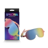 Spectra Bondage Blindfold Rainbow Eye Restraint Coloured Blindfold