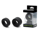 Sport Fucker Nutt Job Set - Cock Ring Set of 2 Black Default Title COCK RING Set