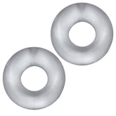 Stiffy 2 Piece Bulge Cockrings by HunkyJunk Ice Clear COCK RING Set