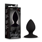Temptasia Slave Plug Black Anal Toy for Boundaries Exploration Black Butt Plugs