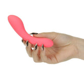 The Mini Swan Wand Glow Pink 12cm Waterproof Massager Vibrators - G Spot