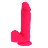 Thick Realistic Cock with Balls Pink Dildo for Authentic Pleasure Default Title Dongs Realistic