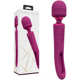Vive Kiku Double Ended Vibrating Wand and Flapping Massager Pink Pink Electric Massager