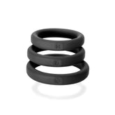 Perfect Fit XactFit Cock Ring Sizes 14 15 16 See Description Black COCK RING Set