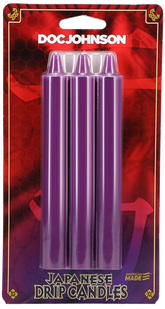 Japanese Drip Candles Purple Sensation Play 3 Pack Purple > Candles > Drip