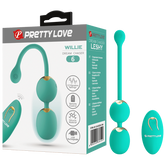 Rechargeable Willie – Remote-Controlled Vibrating Pelvic Floor Exerciser Balls Seafoam > Sex Toys For Ladies > Kegel Exercise