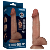 Sliding Skin Pro Dual Layer Silicone Dong 7.5 Inch – Realistic Dual-Density Silicone Dong Flesh > Dildos > Realistic Dildos