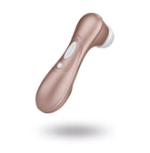 Satisfyer Pro 2 Next Generation Recharge Clitoral Massager 6.5 Inches Gold Air Pulsation