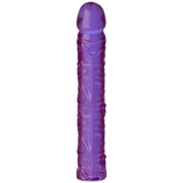 10 In Classic Dong Purple - Textured Body Safe Toy DONGS