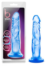 B Yours Sweet N Hard 5 Blue Realistic Dildo with Suction Cup DONGS