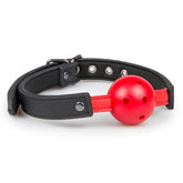 Ball Gag With Red PVC Ball Red Gags