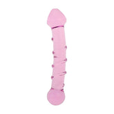 Glass Romance 5 Pink 7in Luxury Glass Dildo 7 Inches DONGS Glass