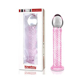 Glass Romance 7 Pink 7.5in Luxury Glass Dildo DONGS Glass