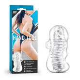 M for Men Hand Tool Clear 4.5 Inch Compact Size Clear Strokers - Manual