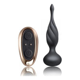 Petite Sensation Discover Butt Plug w Remote Black Butt Plugs
