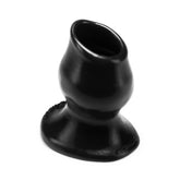 Pighole 3 Hollow Plug Large Black Black Butt Plugs - Hollow