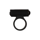Power Bullet Cosmic Cock Ring w Bullet Black for Couples Cock Rings Vibrating
