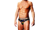 Prowler Oversized Paw Open Back Brief Black for Men Open Back Underwear