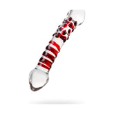 Sexus Glass Dildo Red Delight 19cm Elegant Adult Toy DONGS Glass