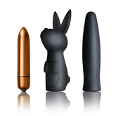 Silhouette - Dark Desires Beginner Vibrator Set - Black Couples Toys