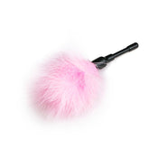 Tickler Pink Small Feather Teaser for Foreplay and Sensual Adventures Pink Whips & Paddles
