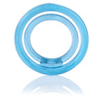 RingO 2 Dual Cock Ring – Dual Loop Penis and Testicles Ring Blue > Cock Ring > Single