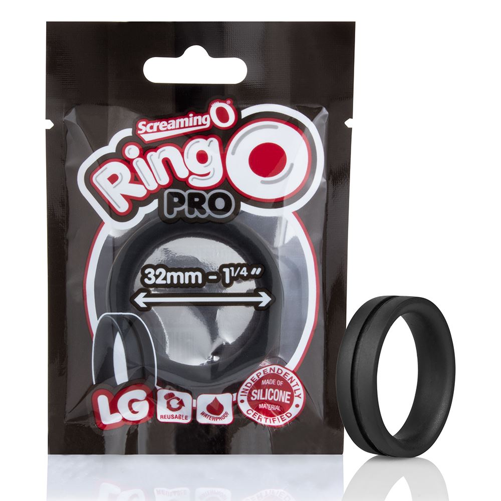 RingO Pro LG – Body-Safe Silicone Stretchy 1.25 Inch Penis Ring > Cock Ring > Single