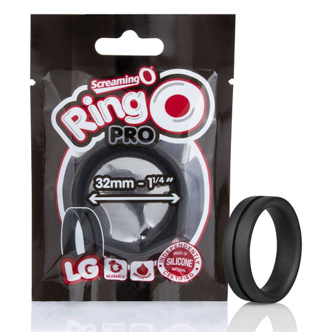 RingO Pro LG – Body-Safe Silicone Stretchy 1.25 Inch Penis Ring > Cock Ring > Single