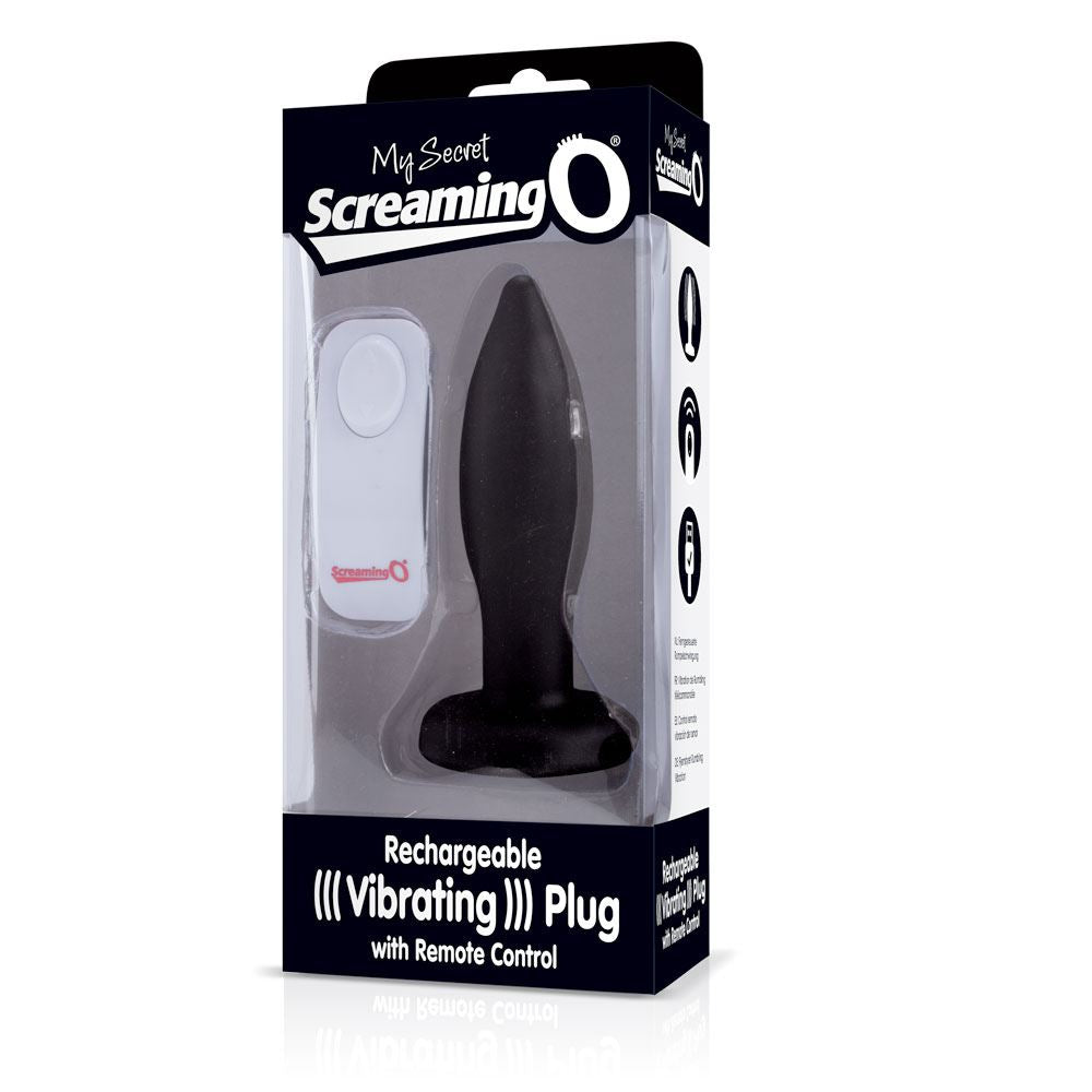 Screaming O My Secret Charged Plug – Remote-Controlled Rechargeable Silicone Vibrating Butt Plug > Anal Range > Vibrating Butt Plugs