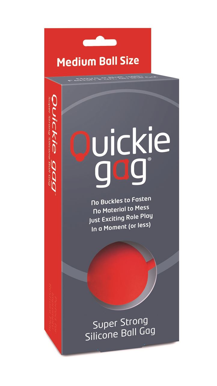 Quickie Gag Medium Silicone Stretch Ball Gag – Medium Ball Gag Silicone > Bondage Gear > Gags and Bits